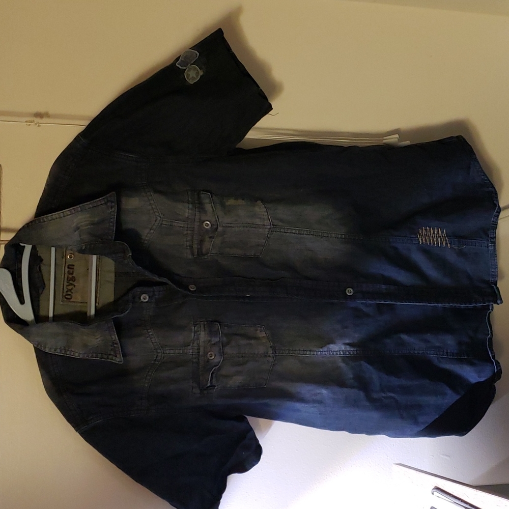 Men's jeans shirt